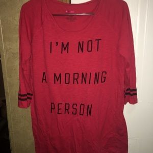 I’m not a morning person shirt